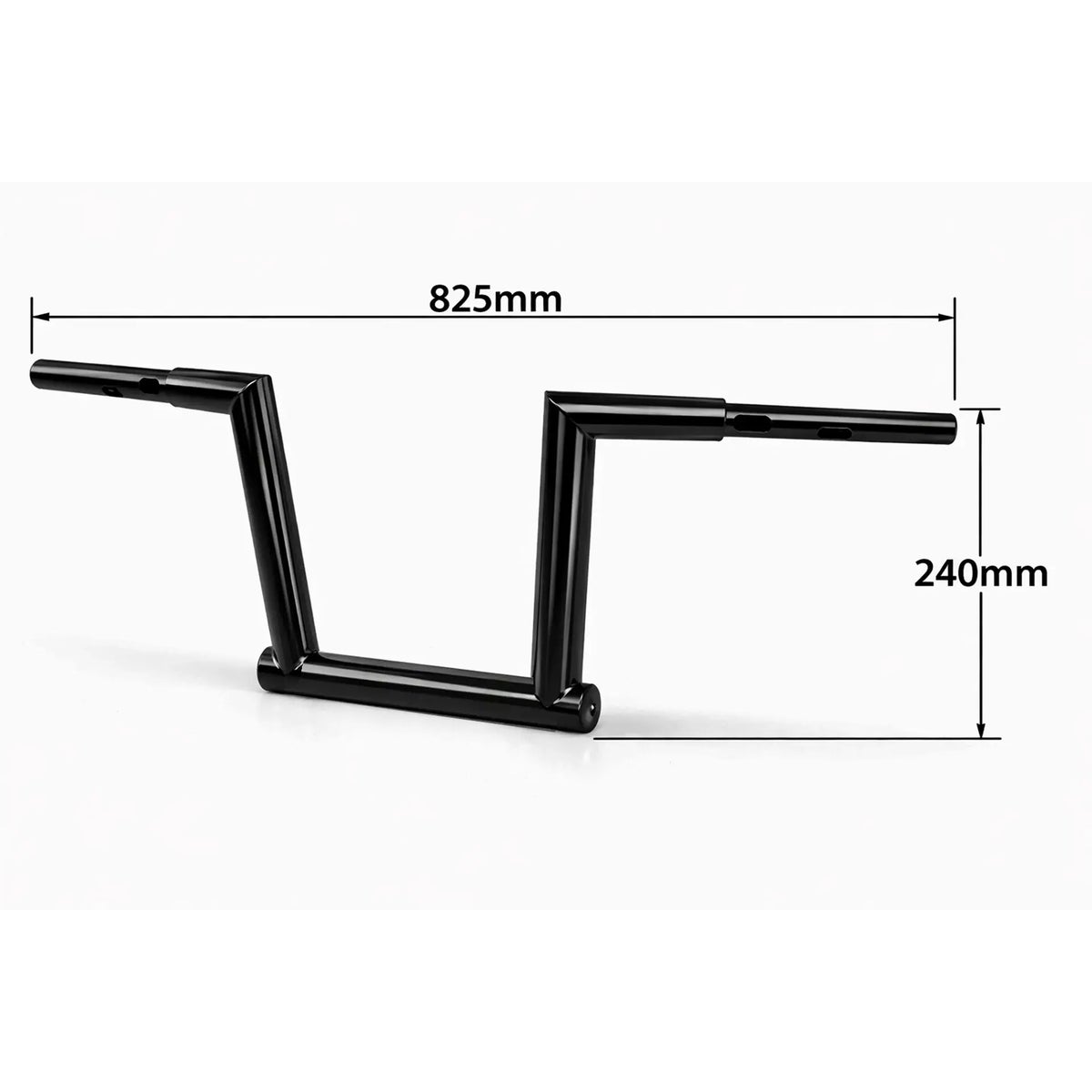 Flip2 フラット ミニエイプハンドルバー 1.25インチクランプ (クローム)1