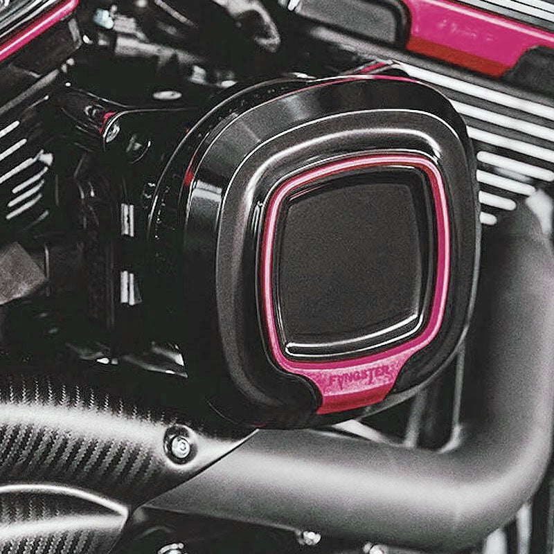 電子制御スロットル用 エアクリーナー ブラック/レッド FANGSTER