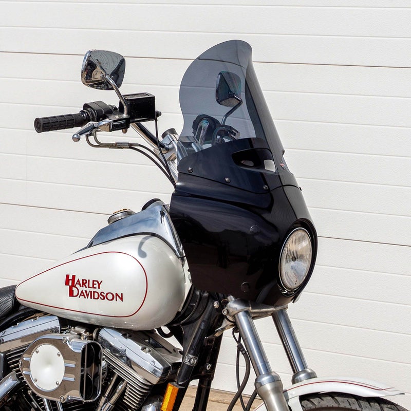 ロードウォリアー・フェアリング用 15インチ Flareウィンドシールド (ダークスモーク)