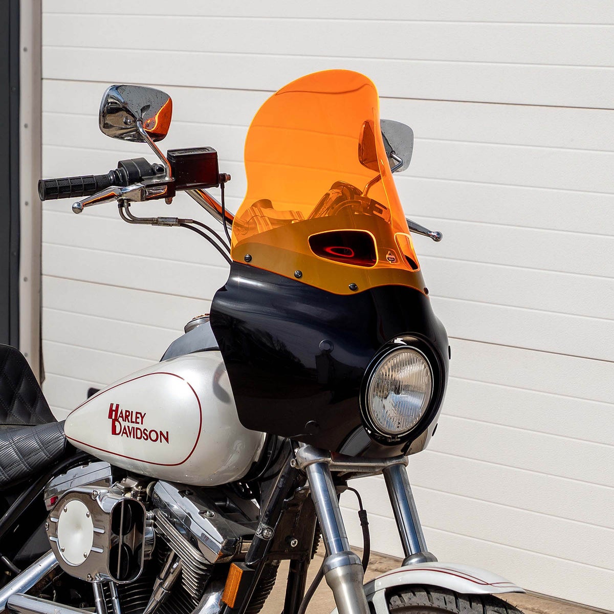 ロードウォリアー・フェアリング用 15インチ Flareウィンドシールド (オレンジアイス)