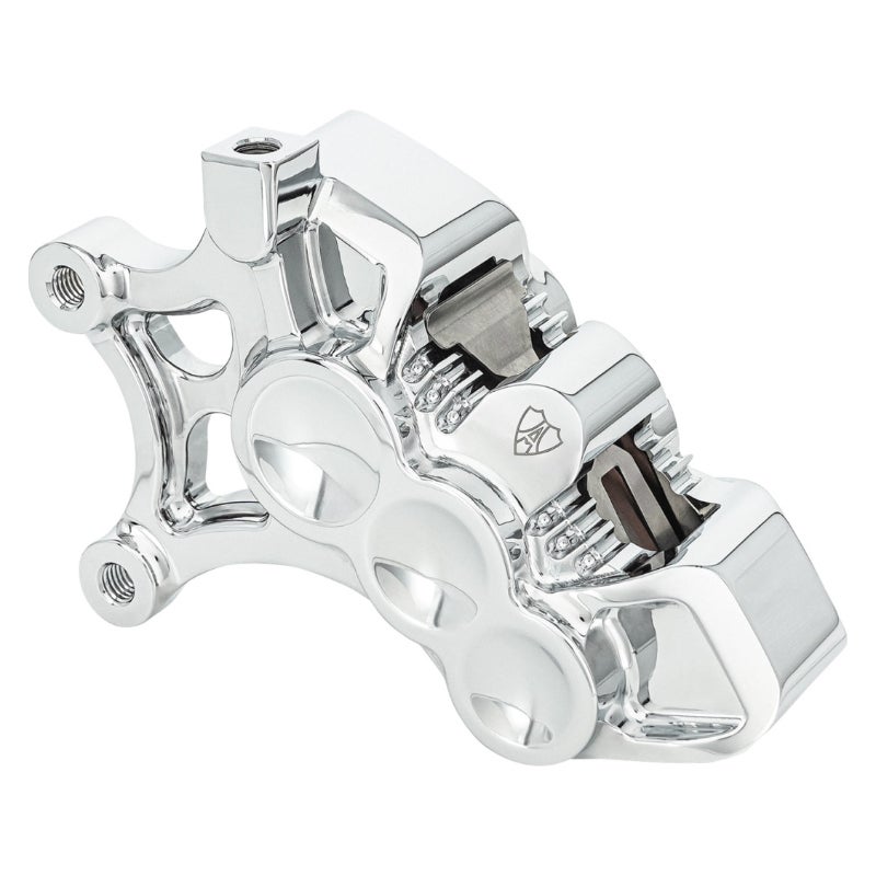 モノブロック 6ピストンブレーキキャリパー フロント・左側 (クローム)