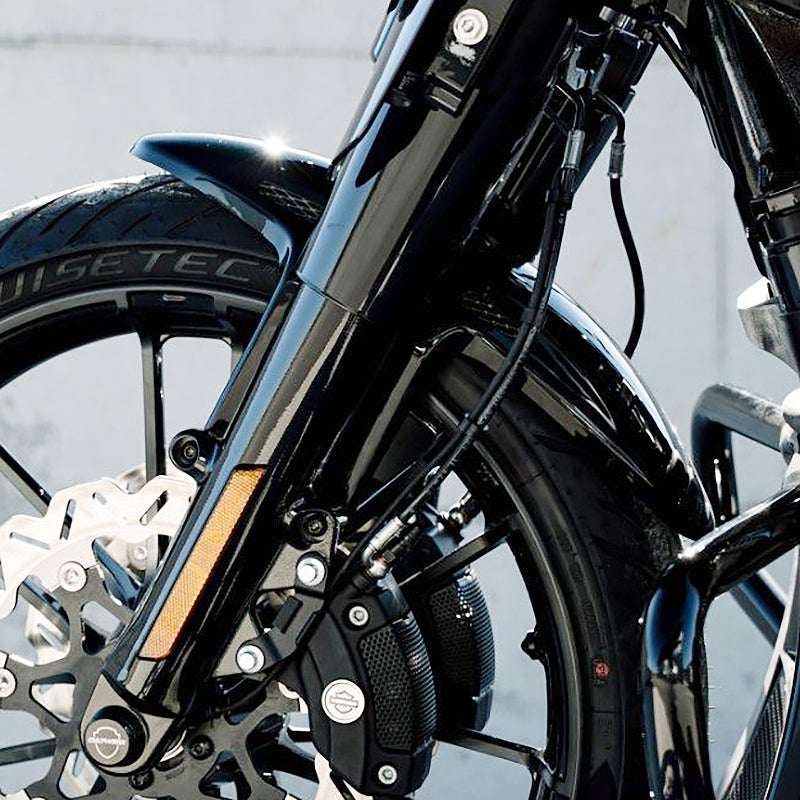 Custom V2 21インチ・フロントフェンダー (グロスブラック)