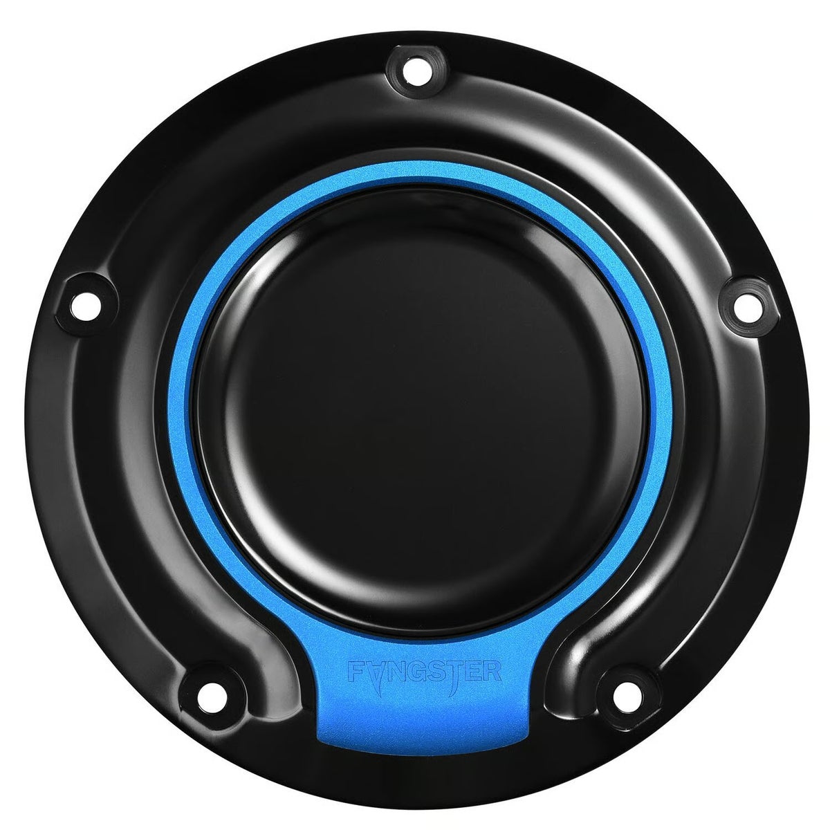 2016以降 ツーリング ダービーカバー ブラック/ブルー FANGSTER 2