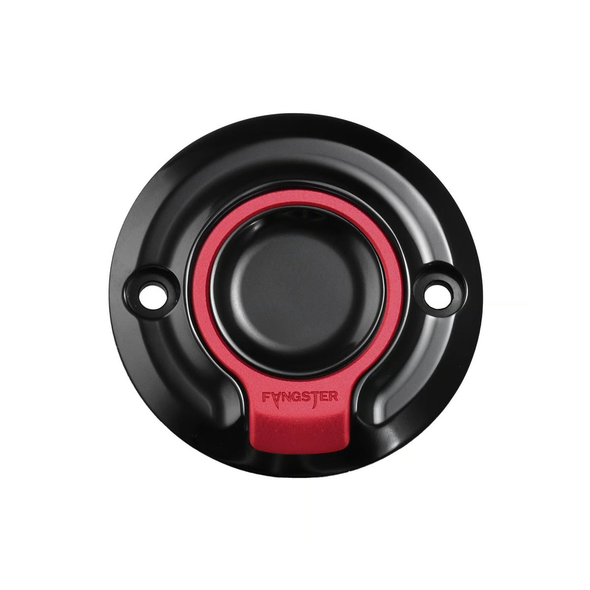 M8 ツーリング、ソフテイル ポイントカバー ブラック/レッド FANGSTER