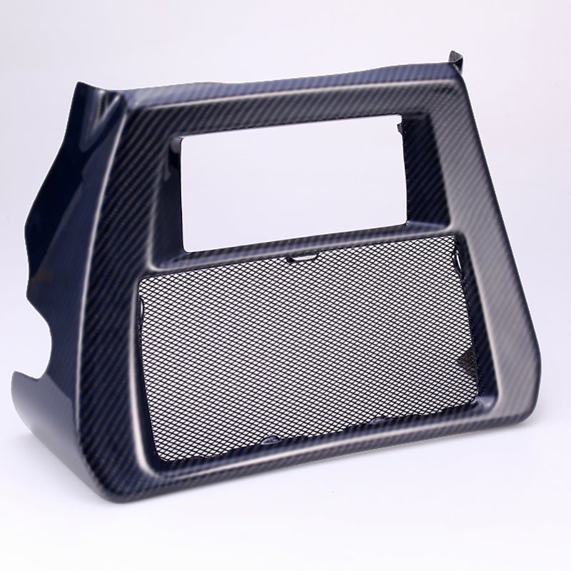 ドライカーボン・ラジエターカバー (ブルー/艶消し)