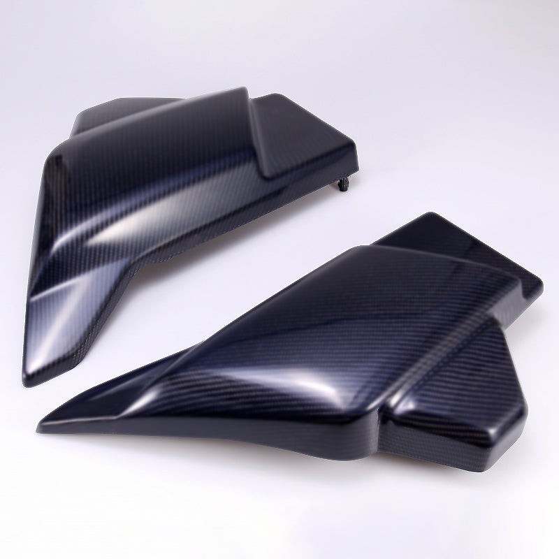 ドライカーボン・サイドカバーセット (ブルー/艶消し)