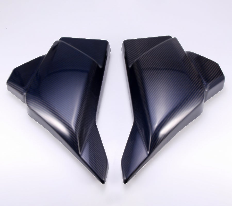 ドライカーボン・サイドカバーセット (ブルー/艶消し)1