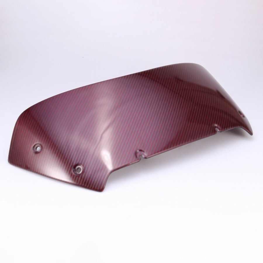 ドライカーボン・ウィンドシールド (レッド/艶消し)