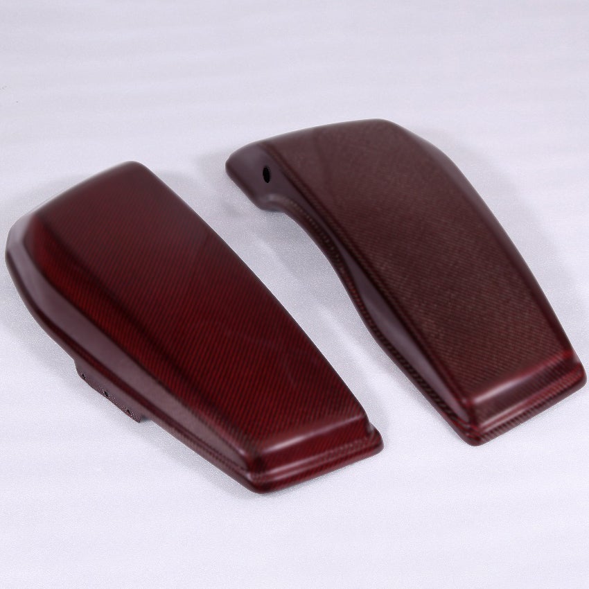 ドライカーボン・サドルバッグリッド (レッド/艶消し)1