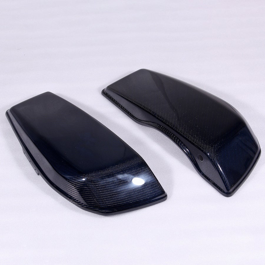 ドライカーボン・サドルバッグリッド (ブルー/艶有り)