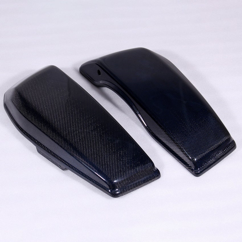 ドライカーボン・サドルバッグリッド (ブルー/艶有り)1