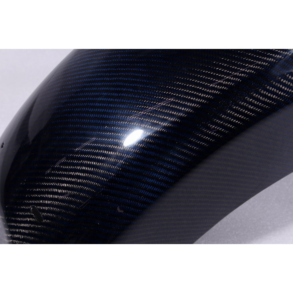 ドライカーボン・サドルバッグリッド (ブルー/艶有り)2