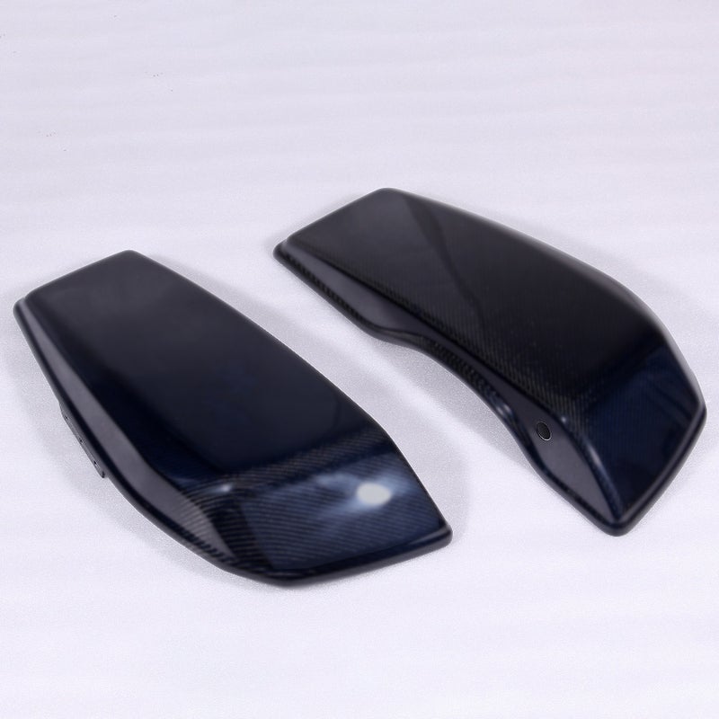 ドライカーボン・サドルバッグリッド (ブルー/艶消し)