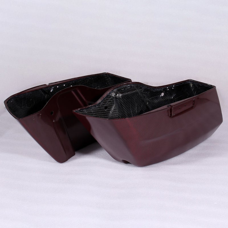 ドライカーボン・サドルバッグボトム (レッド/艶消し)