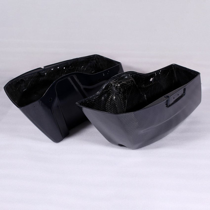 ドライカーボン・サドルバッグボトム (ブルー/艶有り)