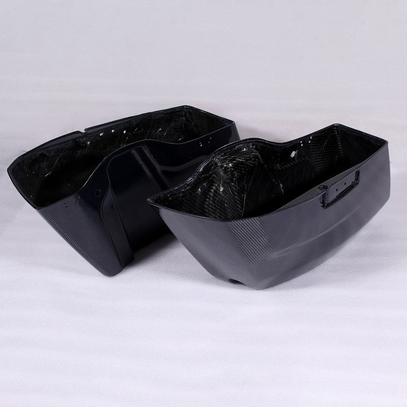 ドライカーボン・サドルバッグボトム (ブルー/艶有り)