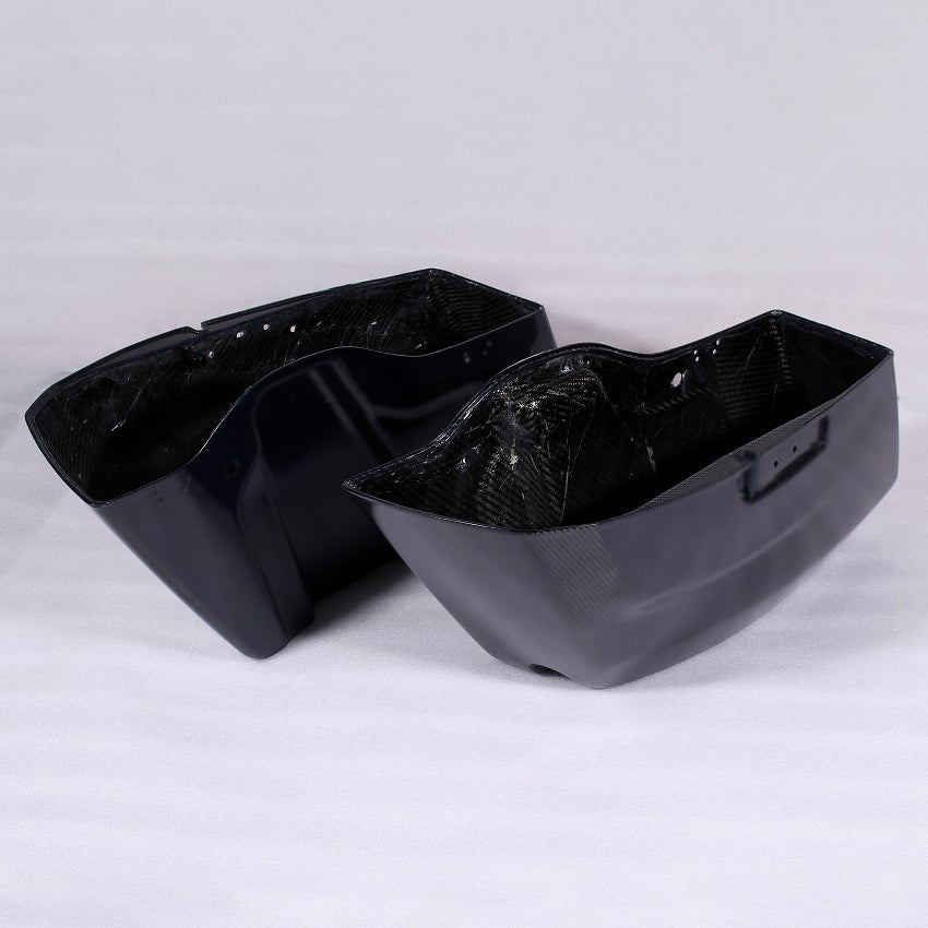 ドライカーボン・サドルバッグボトム (ブルー/艶消し)