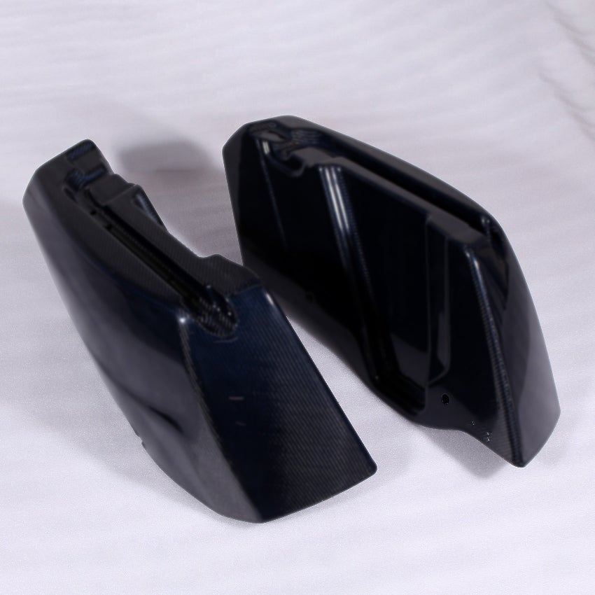 ドライカーボン・サドルバッグボトム (ブルー/艶消し)1