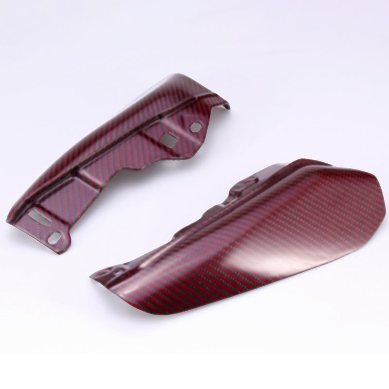 ドライカーボン・ヒートデフレクター (レッド・艶消し)