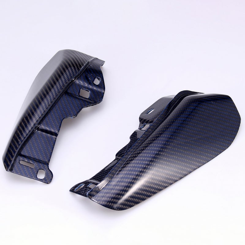 ドライカーボン・ヒートデフレクター (ブルー・艶有り)