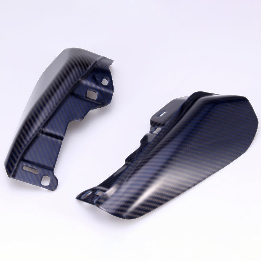 ドライカーボン・ヒートデフレクター (ブルー・艶消し)