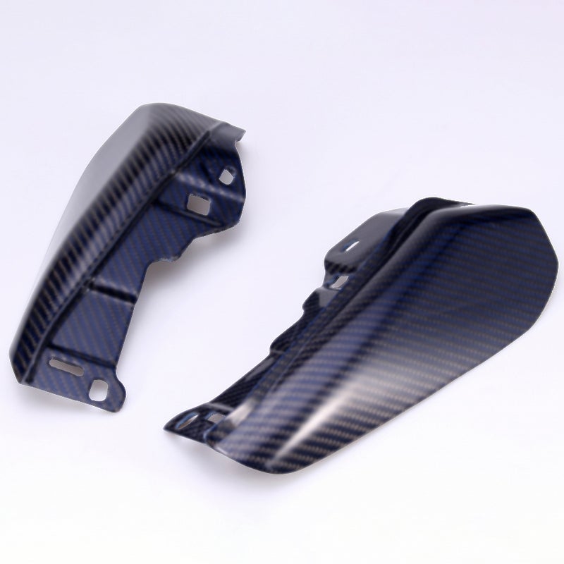 ドライカーボン・ヒートデフレクター (ブルー・艶消し)