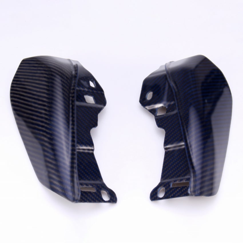 ドライカーボン・ヒートデフレクター (ブルー・艶消し)1