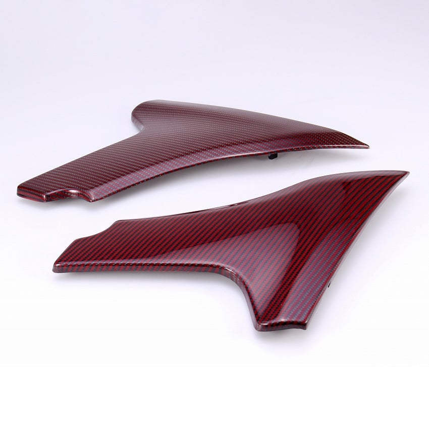 ドライカーボン・サイドフェアリング （レッド・艶あり)3