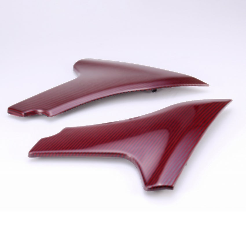 ドライカーボン・サイドフェアリング (レッド・艶消し)1