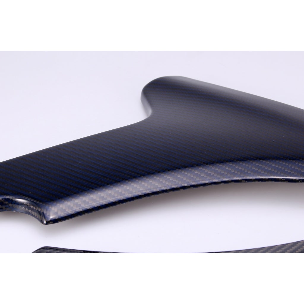 ドライカーボン・サイドフェアリング (ブルー・艶有り)2