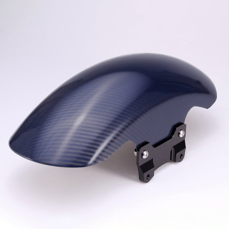 ドライカーボン ショートフロントフェンダー (ブルー/艶消し/ブラック)