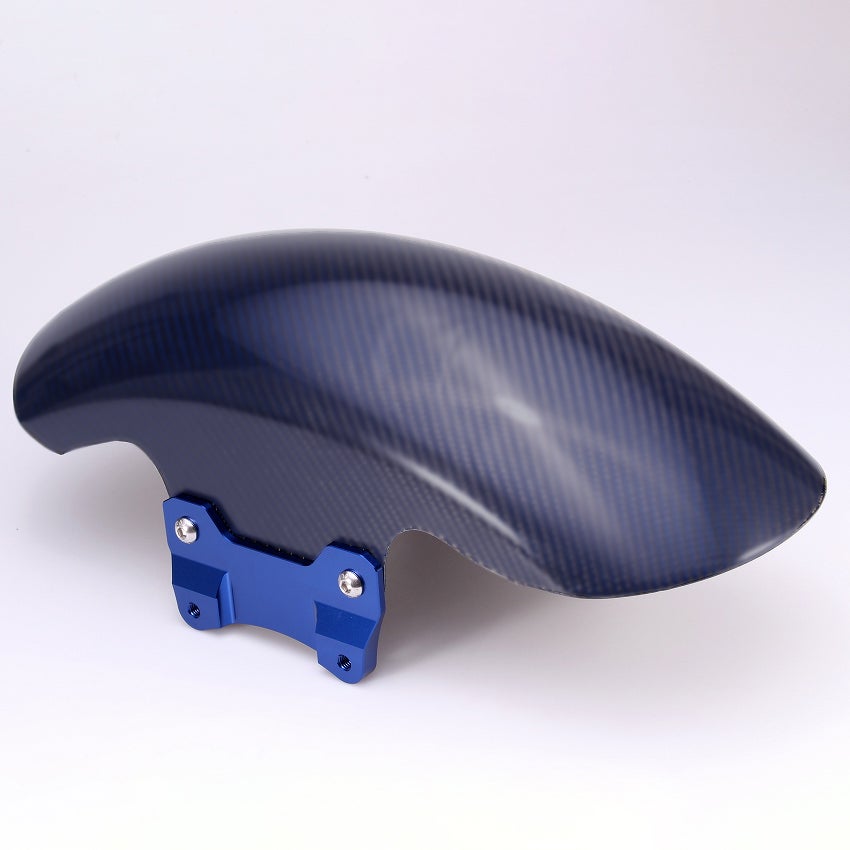 ドライカーボン ショートフロントフェンダー (ブルー/艶消し/ブルー)1
