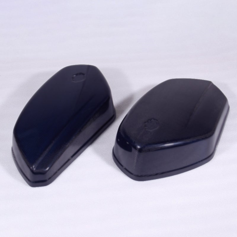 ドライカーボン・サドルバッグカバー (ブルー/艶消し)