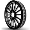SUPER SPOKE プーリー 66TH x 1インチ幅 (コントラストカット)