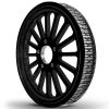 SUPER SPOKE プーリー 66TH x 1インチ幅 (オールブラック)