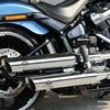 ベルズパフォーマンスマフラー JMCA車検対応 (クローム/スラッシュ) 2018～2020 FLFB、 FXBR、 FLSL、FXBB、FXLR 1