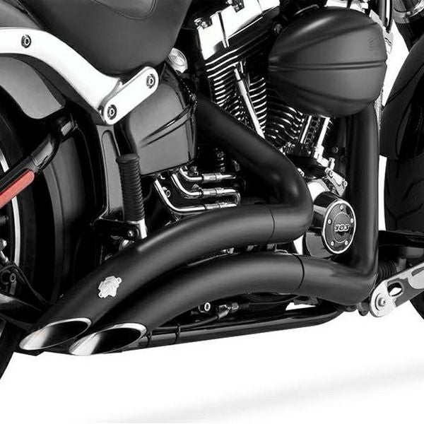 Vance&Hines（バンス＆ハインズ） ビッグラディウス 2-into-2 ブラック ソフテイル-03