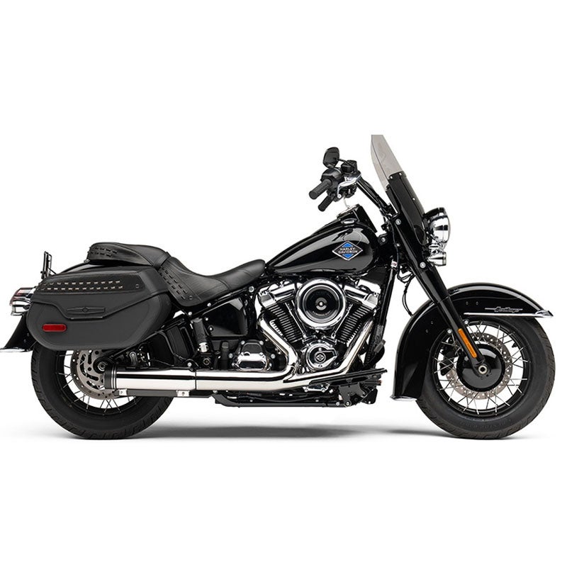 COBRA コブラ Neighbor Haters ショート スリップオンマフラー クローム 2025以降 FXLRS/T、FXBB、FLHC 3