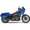 COBRA コブラ Neighbor Haters ショート スリップオンマフラー ブラック 2025以降 FXLRS/T、FXBB、FLHC 2
