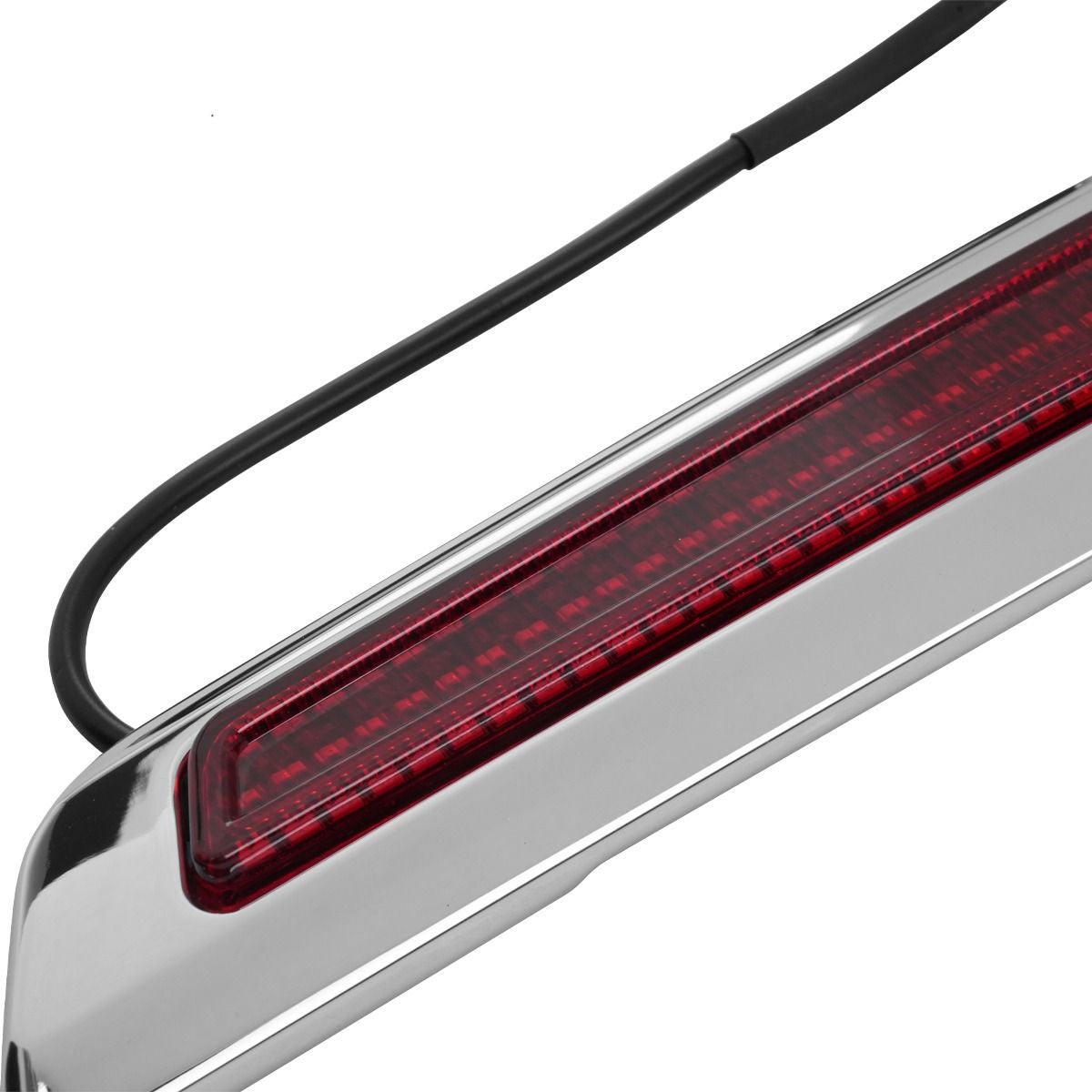 2024以降ツーリング LED サドルバッッグラッチカバー クローム/レッドレンズ HogWorkz （ホグワークズ） 2