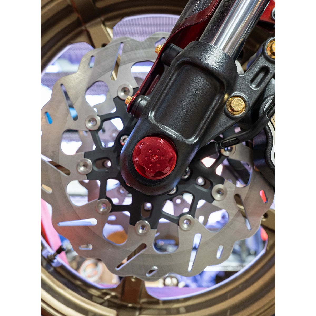 Turret・フロントアクスルカバーキット (レッド)1