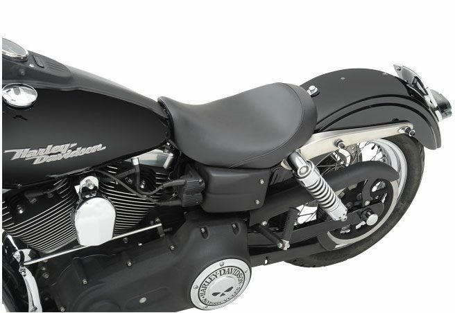 Saddlemen Renegade LS ソロシート ブラック FXD |ハーレーパーツ専門