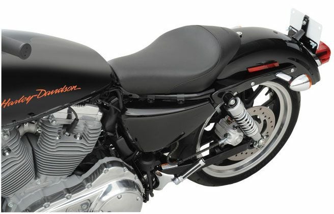 SaddleMen レネゲード-LS ソロシート ブラック |ハーレーパーツ専門店