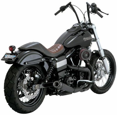Roland Sands Design　スラント　2-into-1　ブラック カーボンOPS '06以降ダイナ-01