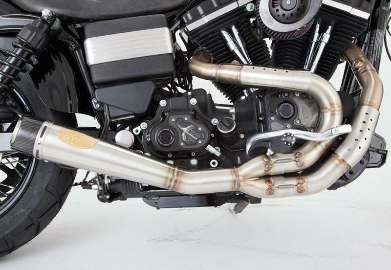 Roland Sands Design スラント 2-into-1 ステンレス '06以降ダイナ