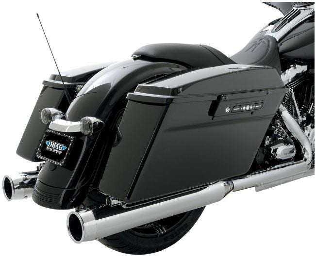 パイソン　4インチスリップオンマフラー　クロームビレットエンドキャップ-01