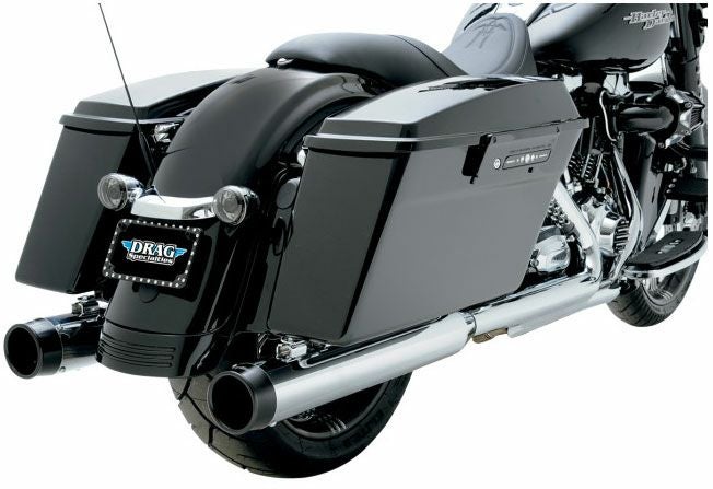 Python　4インチスリップオンマフラー　ブラックビレットエンドキャップ-01