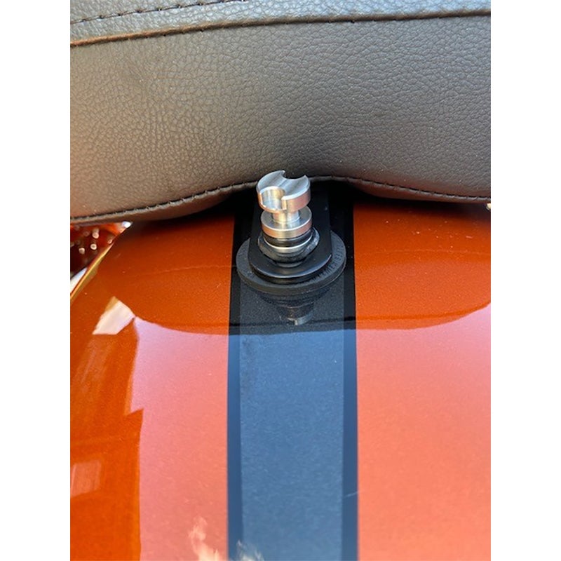 Seat-Lox ハーレー用シートロック (オレンジコントラスト) 1