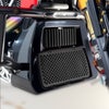 オイルクーラー カバー プロテクションガード ブラック