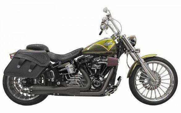 バッサーニ ROAD RAGE 2-INTO-1 SYSTEMS Long Meg クローム |ハーレー